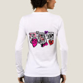 Dalmatiner hübsch Tri-Blend shirt (Rückseite)