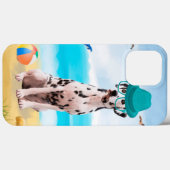 Dalmatiner Hund am Strand Case-Mate iPhone Hülle (Rückseite (Horizontal))