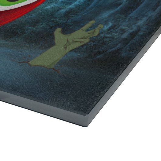 Dalmatiner Hund Autofahren Auto Beängstigend Hallo Schneidebrett (Ecke)