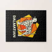 Dalmatiner Hund Bunt Puzzle (Horizontal)