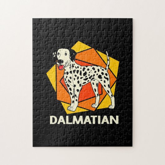 Dalmatiner Hund Bunt Puzzle (Vertikal)