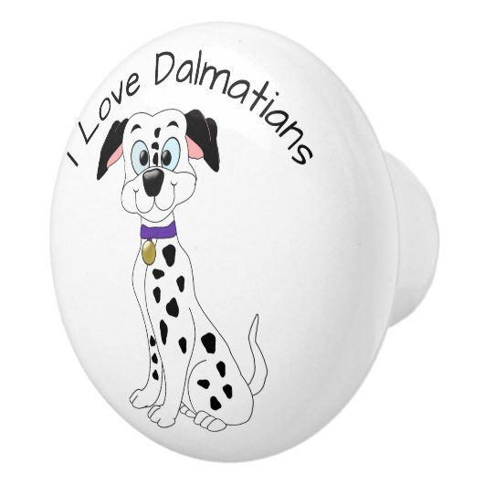 Dalmatiner-Hund-Design Keramikknauf (Rechts)