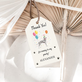 Dalmatiner Hund Geburtstag Vielen Dank für Ihr Gef Geschenkanhänger