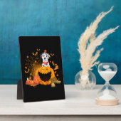 Dalmatiner Hund Halloween Dalmatiner Hund Hallowee Fotoplatte (Seite)
