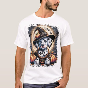 Dalmatiner Hund Halloween T-Shirt