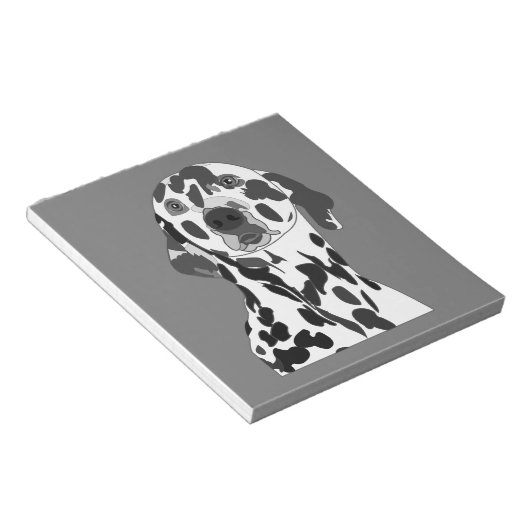 Dalmatiner Hund Haustier Notizblock (angewinkelt)