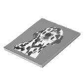 Dalmatiner Hund Haustier Notizblock (Rotiert)