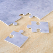 Dalmatiner Hund im Schnee sitzen im Weihnachtswage Puzzle (Seite)