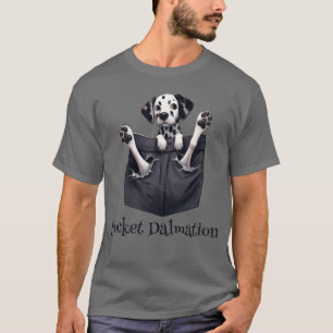 Dalmatiner-Hund in einer Tasche T-Shirt