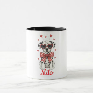 Dalmatiner-Hund-Kaffeetasse Valentinstag 2026 Tasse