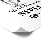 Dalmatiner Hund Life ist besser mit dem benutzerde Poster (Ecke)