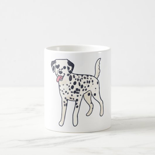 Dalmatiner Hund Magie Kaffeetasse (Mittel)