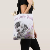 Dalmatiner Hund Mama Bläschen Tasche (Von Nahem)