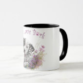 Dalmatiner Hund Mama Bläschen Tasse (VorderseiteRechts)