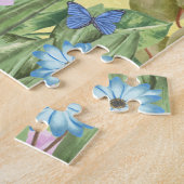 Dalmatiner Hund mit Blume Frühjahr Puzzle (Seite)