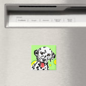 Dalmatiner-Hund mit Kreisen Magnet (In Situ (Geschirrspüler))