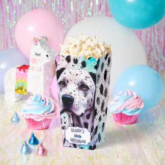 Dalmatiner Hund Pink Lila Türkis Geburtstag Geschenkschachtel