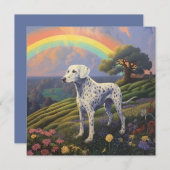 Dalmatiner Hund Rainbow Bridge Individuelle Name M (Vorne/Hinten)