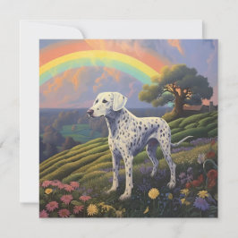 Dalmatiner Hund Rainbow Bridge Individuelle Name M