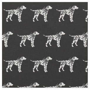 Dalmatiner Hund Silhouette Haustier Stoff