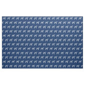 Dalmatiner Hund Silhouette Hunde Navy Blau Stoff (Fat Quarter (45,7 x 55,9 cm))