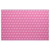Dalmatiner Hund Silhouette Pet Pink Stoff (Fat Quarter (45,7 x 55,9 cm))