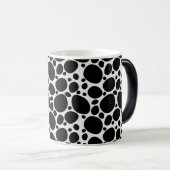 Dalmatiner Hund Tier Schwarz-Weiß-Muster Verwandlungstasse (VorderseiteRechts)