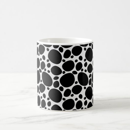 Dalmatiner Hund Tier Schwarz-Weiß-Muster Verwandlungstasse (Mittel)