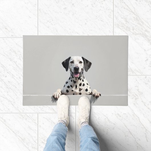 Dalmatiner-Hund-Türmatte-Kunst Fußmatte (Indoor)