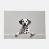 Dalmatiner-Hund-Türmatte-Kunst Fußmatte (Vorderseite)