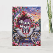 Dalmatiner Hund Valentinstag  Karte (Vorderseite)