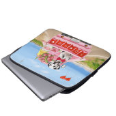 Dalmatiner Hund Valentinstag Lkw Herz Laptopschutzhülle (Vorne Knopf)