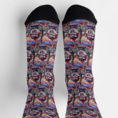 Dalmatiner Hund Valentinstag Socken (Oben)