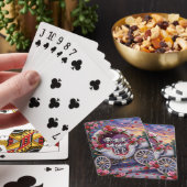 Dalmatiner Hund Valentinstag  Spielkarten (In Situ)