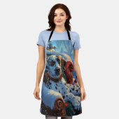 Dalmatiner Hund Weihnachten Schürze (Getragen)