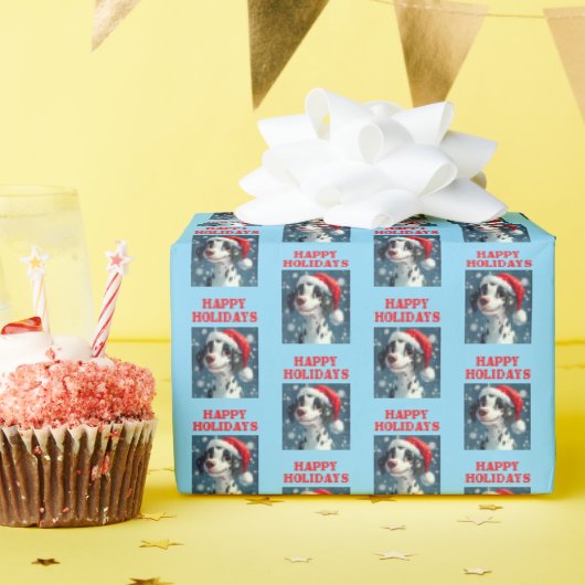 Dalmatiner Hund Weihnachtsgeschenk Wrap, Happy Hol Geschenkpapier (Geburtstagsparty)