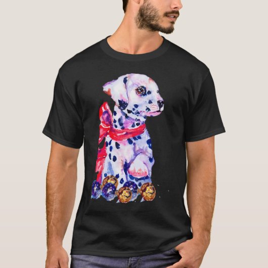 Dalmatiner-Hund-Welpe T-Shirt (Vorderseite)