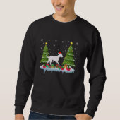 Dalmatiner Hund Xmas Tree Lighting Men Ugly Ch Sweatshirt (Vorderseite)