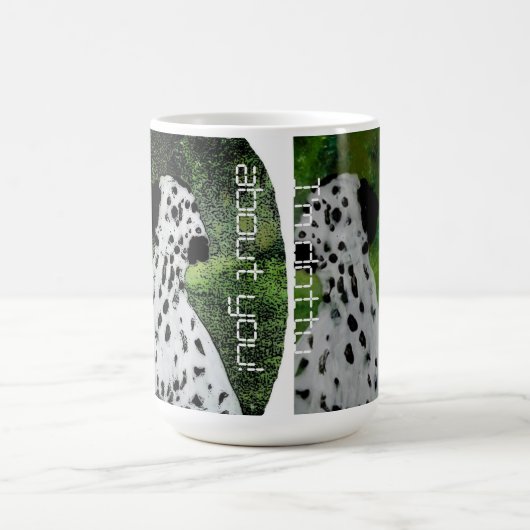 Dalmatiner Hunde Liebe Kaffeetasse (Mittel)