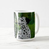 Dalmatiner Hunde Liebe Kaffeetasse (VorderseiteRechts)