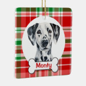 Dalmatiner-Hunde-Ornament Keramikornament (Rechts)