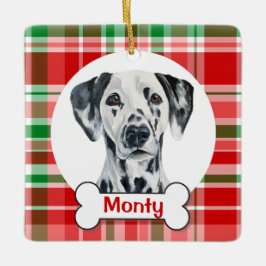Dalmatiner-Hunde-Ornament Keramikornament