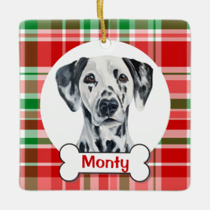 Dalmatiner-Hunde-Ornament Keramikornament