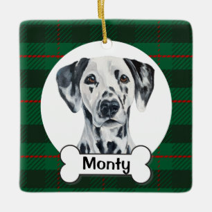Dalmatiner-Hunde-Ornament Keramikornament