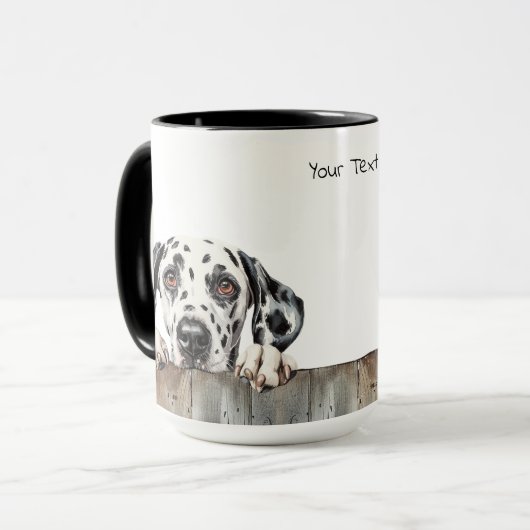 Dalmatiner Hunde Tasse (Vorderseite Links)