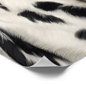 Dalmatiner - Hundebeitschrift Poster (Ecke)