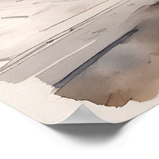 Dalmatiner - Hundebeitschrift Poster (Ecke)