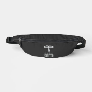 Dalmatiner-Hundehaar-Glitter Lustiges Haustier Bauchtasche