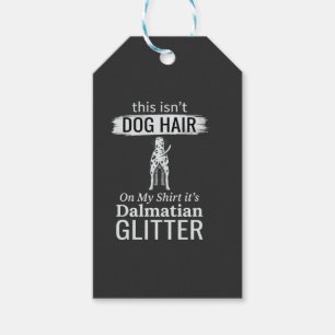 Dalmatiner-Hundehaar-Glitter Lustiges Haustier Geschenkanhänger