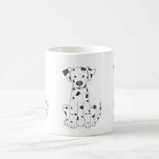 Dalmatiner-Hundekaffee-Tasse Kaffeetasse (Mittel)